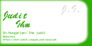 judit ihm business card
